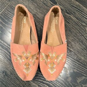 TOMS suede espadrilles